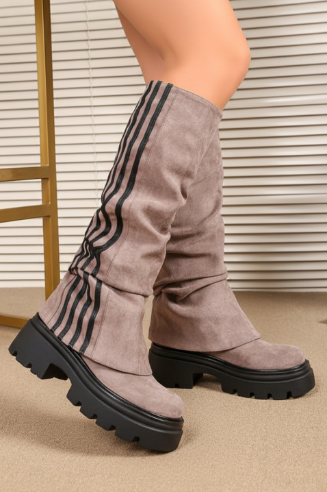 Botine damă DOLEGRIA BEIGE, Culoare: bej, IVET.RO - Reduceri de până la -80%