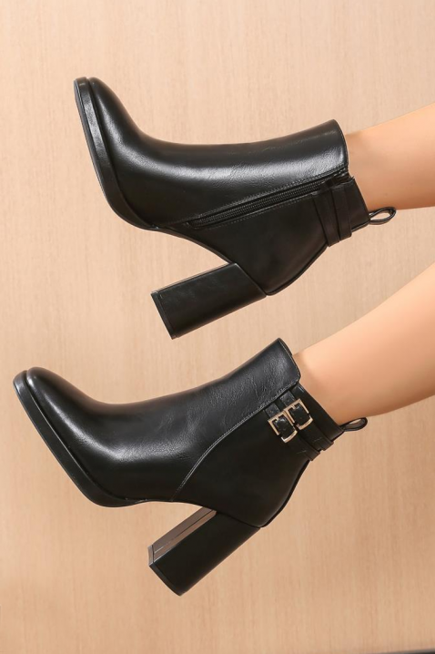 Botine damă RELMIOXA, Culoare: negru, IVET.RO - Reduceri de până la -80%