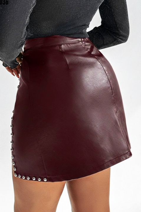 Fustă AKASITA BORDO, Culoare: bordo, IVET.RO - Reduceri de până la -80%