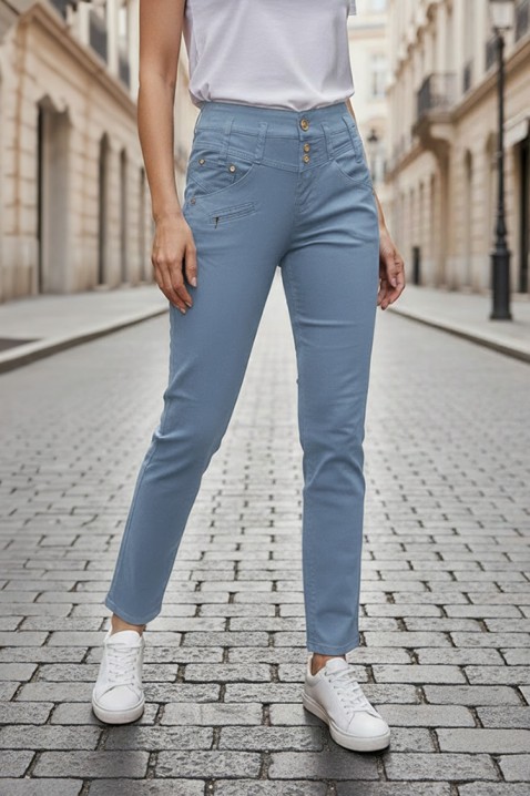 Pantaloni PRIMOJA SKY, Culoare: albastru deschis, IVET.RO - Reduceri de până la -80%