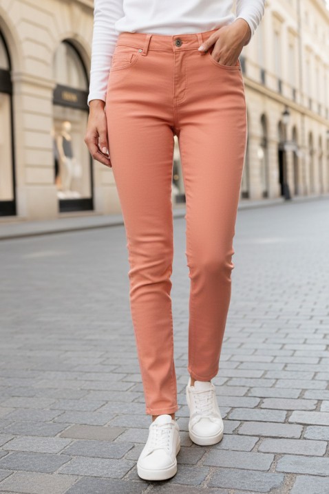 Pantaloni FREFIDA, Culoare: piersică, IVET.RO - Reduceri de până la -80%