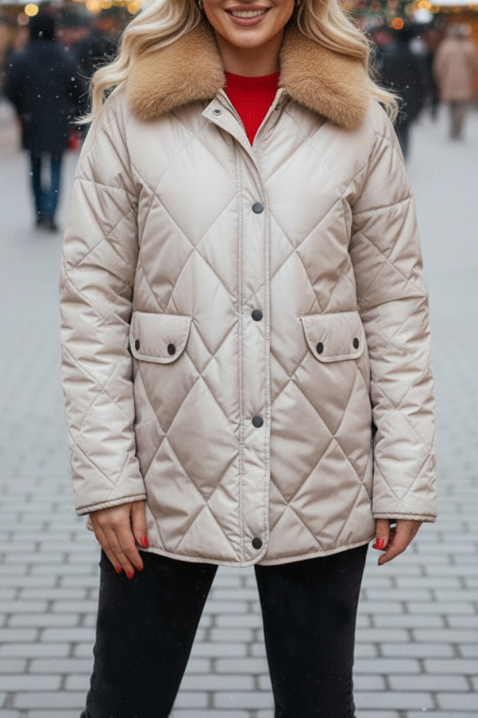 Geacă SLAMENDA BEIGE, Culoare: bej, IVET.RO - Reduceri de până la -80%