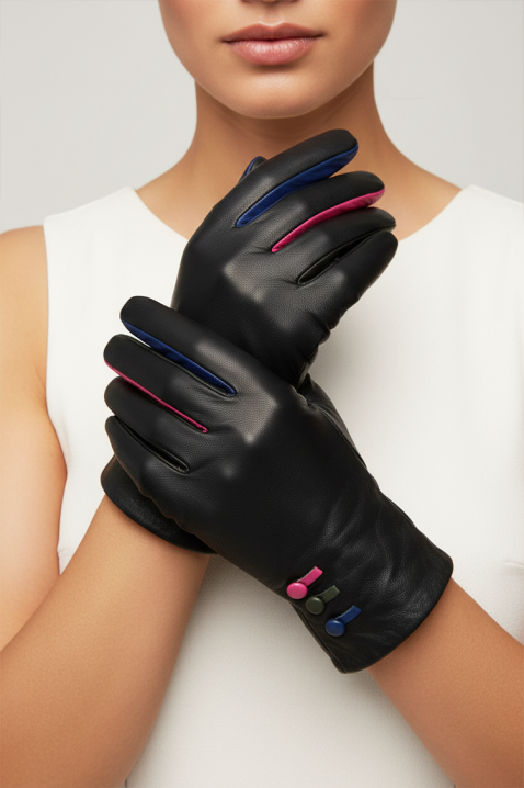 Mănuși damă MISHLENDA, Culoare: negru, IVET.RO - Reduceri de până la -80%