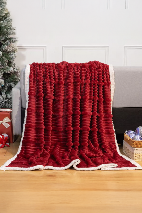 Pătură NELMIRFA RED 160x200 cm, Culoare: roșu, IVET.RO - Reduceri de până la -80%