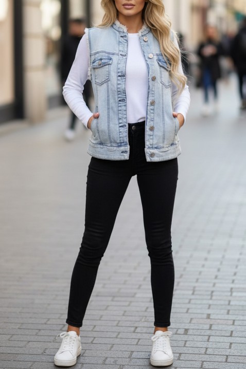 Vestă damă FALZENA SKY, Culoare: albastru deschis, IVET.RO - Reduceri de până la -80%