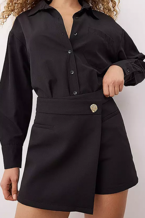 Fustă - pantaloni ALDRELZA BLACK, Culoare: negru, IVET.RO - Reduceri de până la -80%