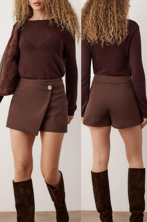 Fustă - pantaloni ALDRELZA BROWN, Culoare: maro, IVET.RO - Reduceri de până la -80%