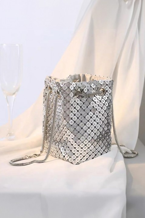 Geantă damă SREBROLZA, Culoare: argintiu, IVET.RO - Reduceri de până la -80%