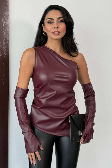 Top ATANALZA, Culoare: bordo, IVET.RO - Reduceri de până la -80%