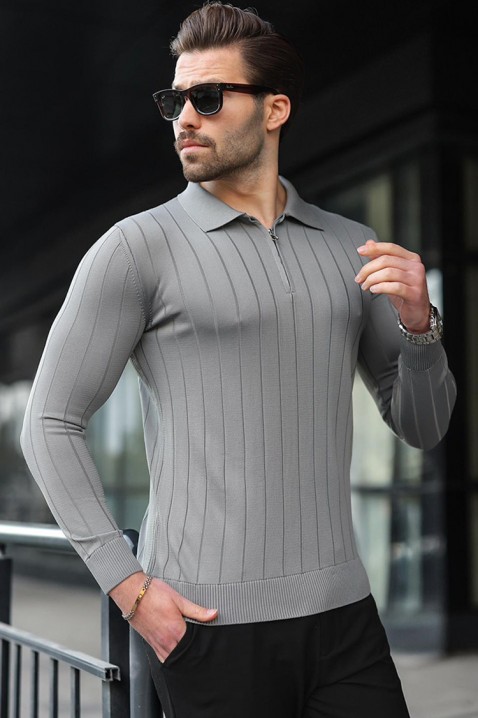 Bluză bărbați NERFEDO, Culoare: gri, IVET.RO - Reduceri de până la -80%