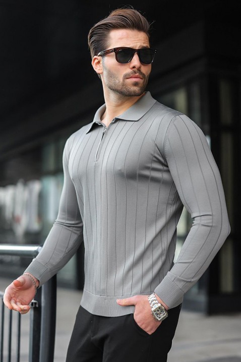 Bluză bărbați NERFEDO, Culoare: gri, IVET.RO - Reduceri de până la -80%