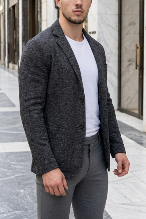 Sacou bărbați ZOREFO, Culoare: negru, IVET.RO - Reduceri de până la -80%