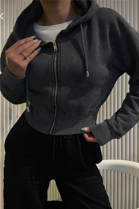 Hanorac GRAFELZA, Culoare: grafit, IVET.RO - Reduceri de până la -80%