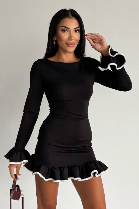 Rochie KUDRINZA BLACK, Culoare: negru, IVET.RO - Reduceri de până la -80%