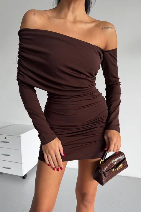 Rochie LESGONZA BROWN, Culoare: maro, IVET.RO - Reduceri de până la -80%