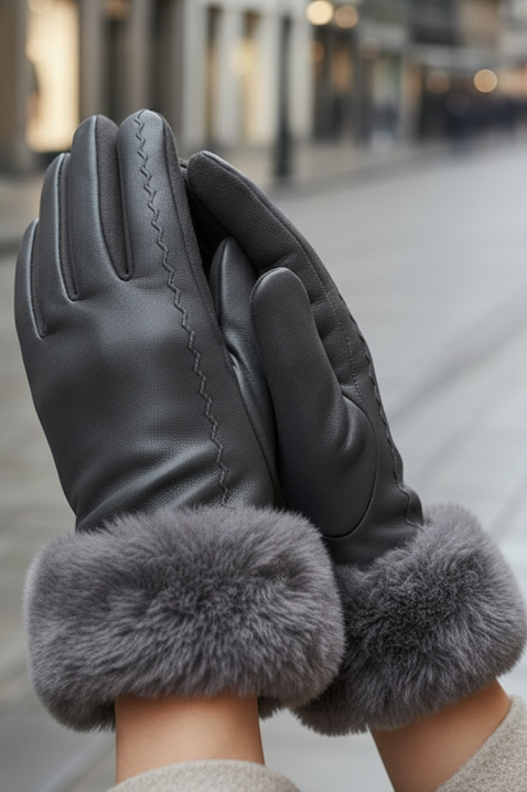 Mănuși damă POLIARZA GRAFIT, Culoare: grafit, IVET.RO - Reduceri de până la -80%