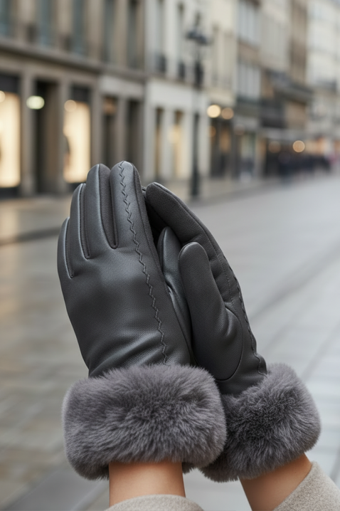 Mănuși damă POLIARZA GRAFIT, Culoare: grafit, IVET.RO - Reduceri de până la -80%