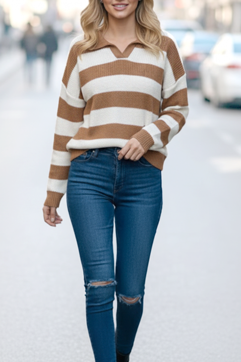 Pulover SARLANZA, Culoare: maro deschis    , IVET.RO - Reduceri de până la -80%