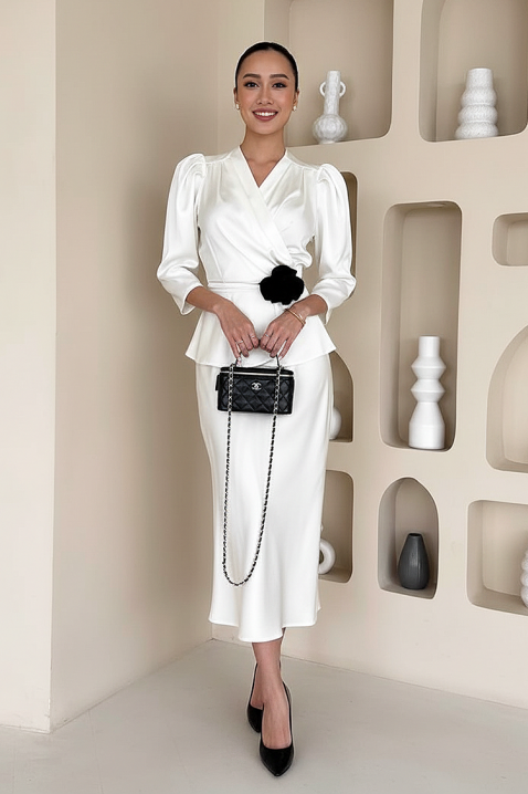 Set SATELZA WHITE, Culoare: alb, IVET.RO - Reduceri de până la -80%