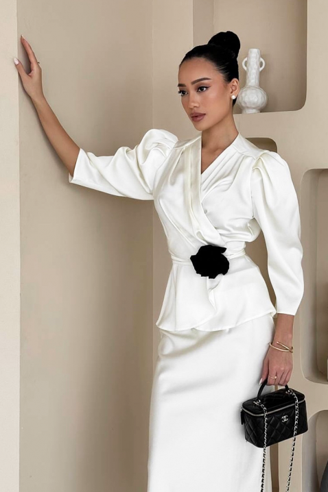 Set SATELZA WHITE, Culoare: alb, IVET.RO - Reduceri de până la -80%