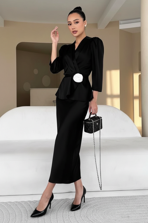 Set SATELZA BLACK, Culoare: negru, IVET.RO - Reduceri de până la -80%