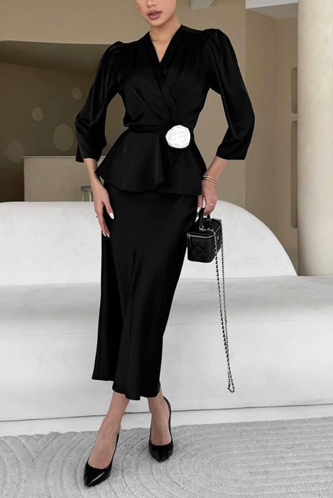 Set SATELZA BLACK, Culoare: negru, IVET.RO - Reduceri de până la -80%