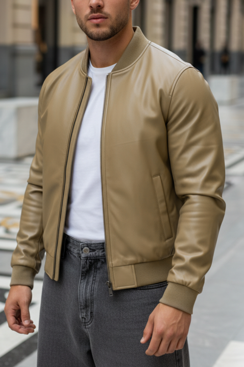 Geacă bărbați MOBEZO, Culoare: bej, IVET.RO - Reduceri de până la -80%