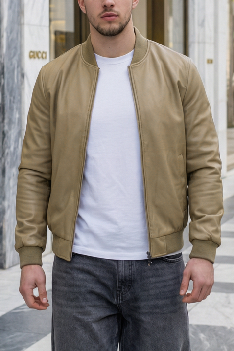 Geacă bărbați MOBEZO, Culoare: bej, IVET.RO - Reduceri de până la -80%