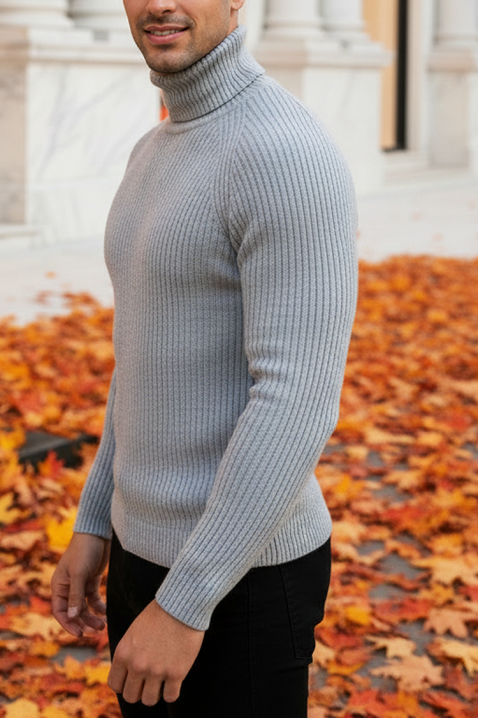 Pulover bărbați BERFEN GREY, Culoare: gri, IVET.RO - Reduceri de până la -80%