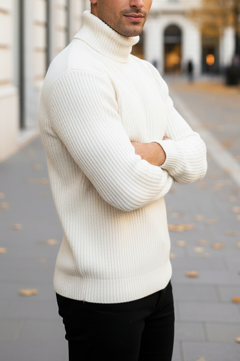 Pulover bărbați BERFEN WHITE, Culoare: alb, IVET.RO - Reduceri de până la -80%