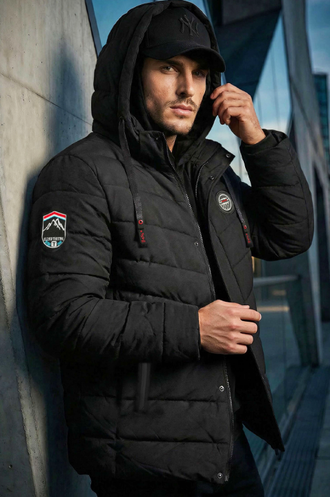 Geacă bărbați BITILDO, Culoare: negru, IVET.RO - Reduceri de până la -80%