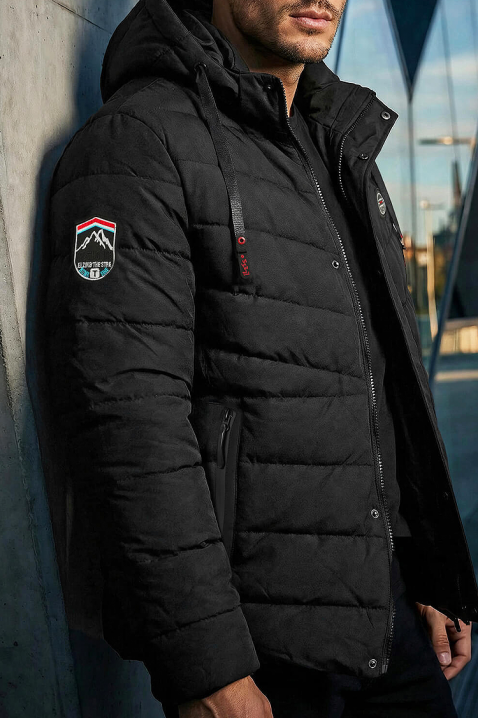 Geacă bărbați BITILDO, Culoare: negru, IVET.RO - Reduceri de până la -80%