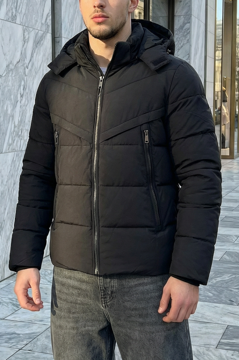 Geacă bărbați ZERDON, Culoare: negru, IVET.RO - Reduceri de până la -80%