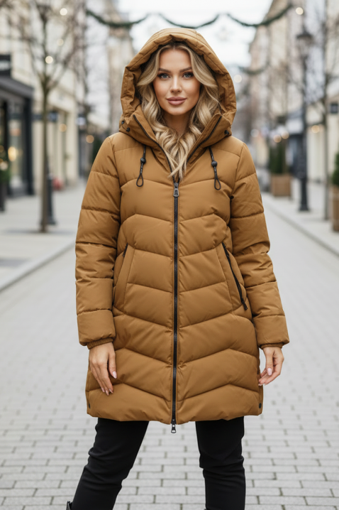 Geacă KLAMILDA, Culoare: maro deschis    , IVET.RO - Reduceri de până la -80%