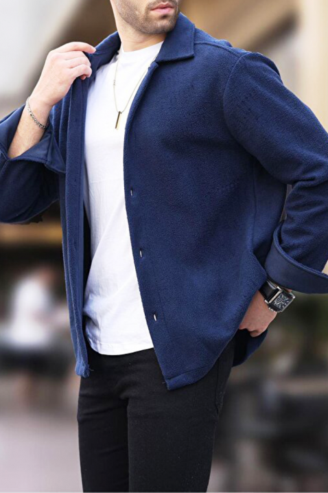 Cămașă bărbați ROXEN NAVY, Culoare: bleumarin, IVET.RO - Reduceri de până la -80%