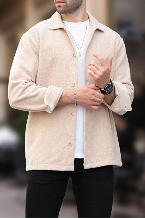 Cămașă bărbați ROXEN BEIGE, Culoare: bej, IVET.RO - Reduceri de până la -80%