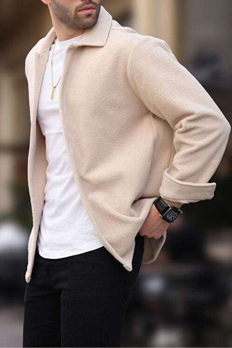 Cămașă bărbați ROXEN BEIGE, Culoare: bej, IVET.RO - Reduceri de până la -80%