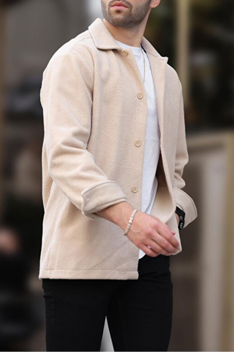 Cămașă bărbați ROXEN BEIGE, Culoare: bej, IVET.RO - Reduceri de până la -80%