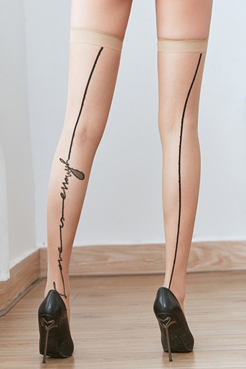 Șosete DERINDA ECRU, Culoare: ecru, IVET.RO - Reduceri de până la -80%