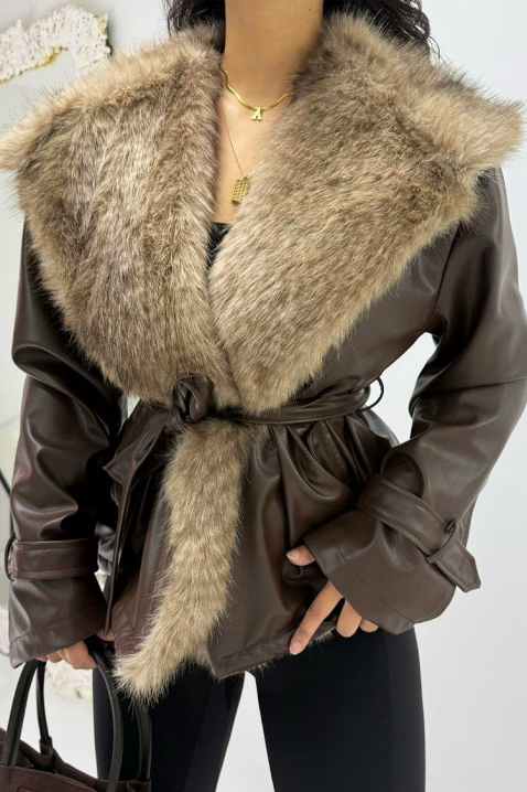 Geacă DEMITRA, Culoare: maro, IVET.RO - Reduceri de până la -80%