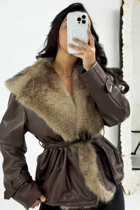 Geacă DEMITRA, Culoare: maro, IVET.RO - Reduceri de până la -80%