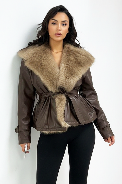 Geacă DEMITRA, Culoare: maro, IVET.RO - Reduceri de până la -80%