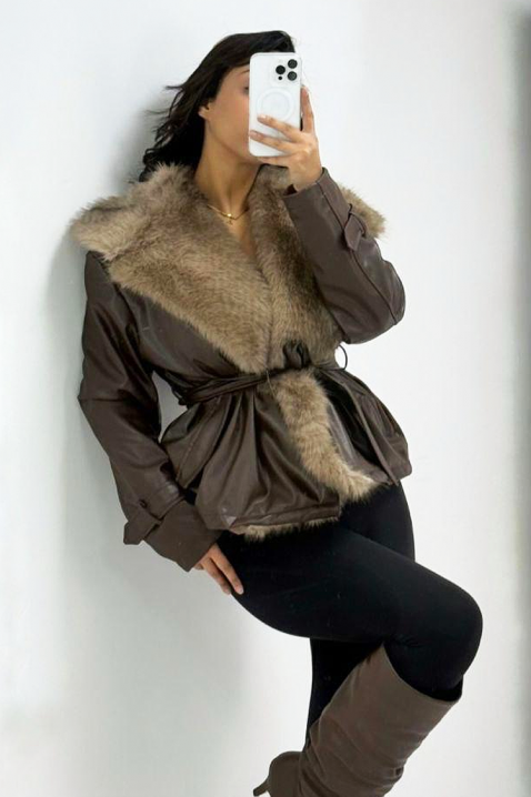 Geacă DEMITRA, Culoare: maro, IVET.RO - Reduceri de până la -80%