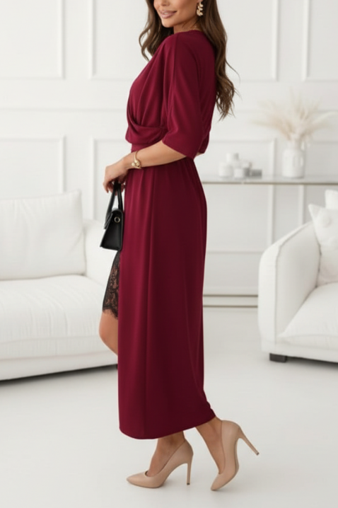 Rochie ULVERZA BORDO, Culoare: bordo, IVET.RO - Reduceri de până la -80%