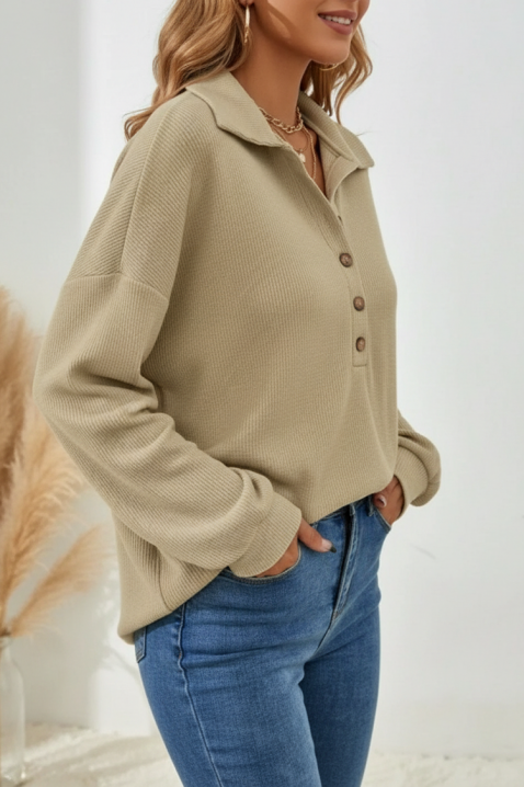 Bluză damă RIPRELZA BEIGE, Culoare: bej, IVET.RO - Reduceri de până la -80%