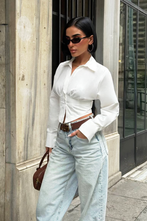 Cămașă damă BANSOLTA WHITE, Culoare: alb, IVET.RO - Reduceri de până la -80%