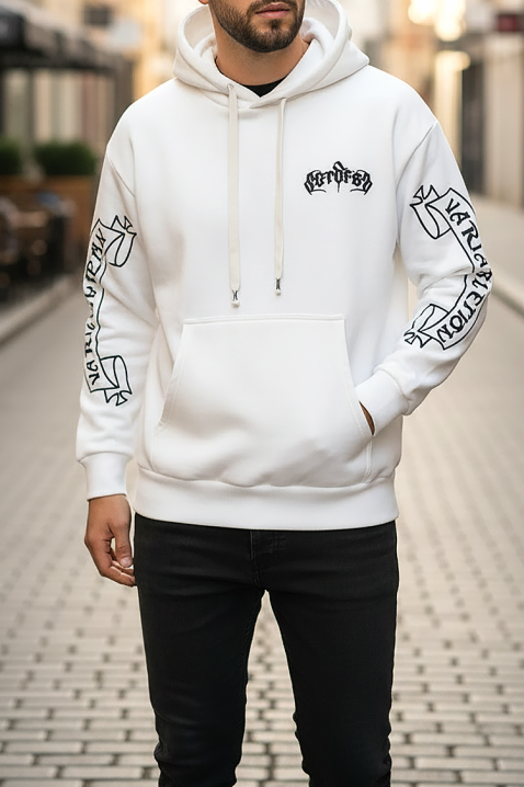 Hanorac bărbați CHROMERO WHITE, Culoare: alb, IVET.RO - Reduceri de până la -80%