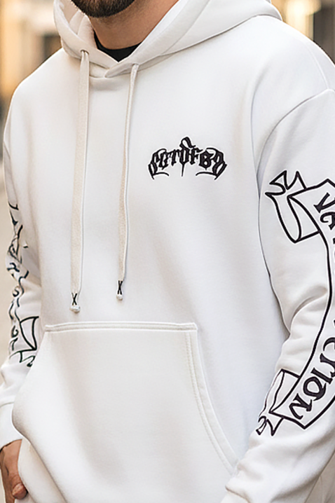 Hanorac bărbați CHROMERO WHITE, Culoare: alb, IVET.RO - Reduceri de până la -80%