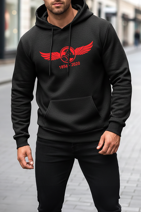 Hanorac bărbați MIKELO, Culoare: negru, IVET.RO - Reduceri de până la -80%