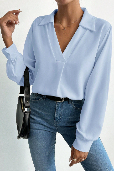 Bluză damă MIOHEZA SKY, Culoare: albastru deschis, IVET.RO - Reduceri de până la -80%